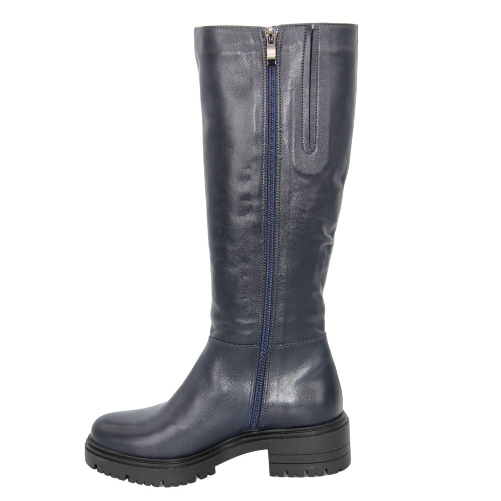 Женские синие сапоги зимние Visconi (Польша) модель 4859