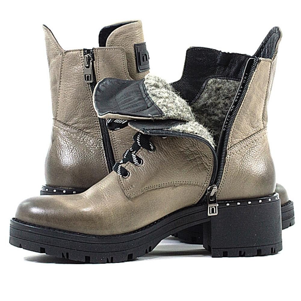 Women’s Mid-Season Leather Boots NESSI 20758 4864