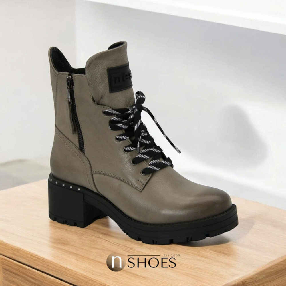 Women’s Mid-Season Leather Boots NESSI 20758 4864