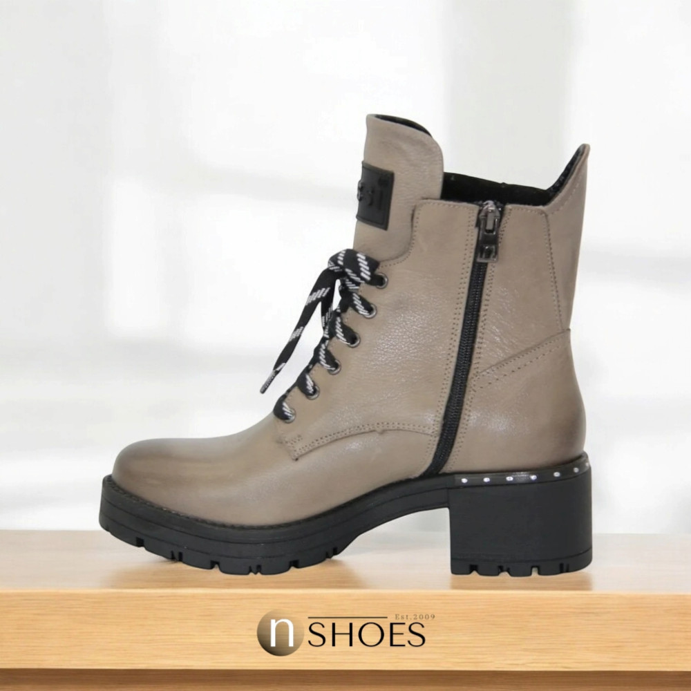Women’s Mid-Season Leather Boots NESSI 20758 4864
