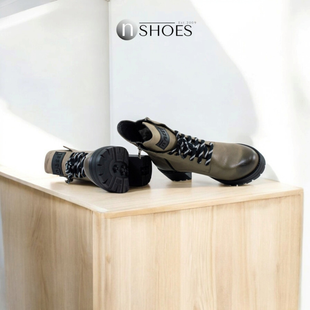 Women’s Mid-Season Leather Boots NESSI 20758 4864