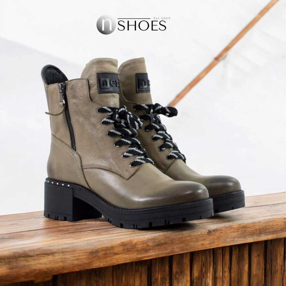 Women’s Mid-Season Leather Boots NESSI 20758 4864