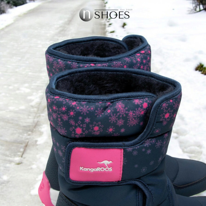 Women’s blue winter boots Kangaroos 18404-000-4204 4866 Gore-Tex