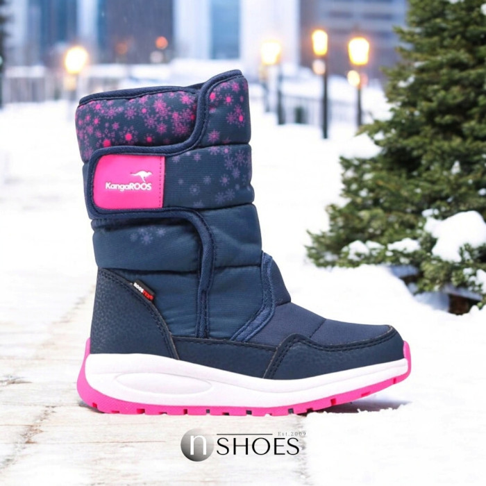 Women’s blue winter boots Kangaroos 18404-000-4204 4866 Gore-Tex