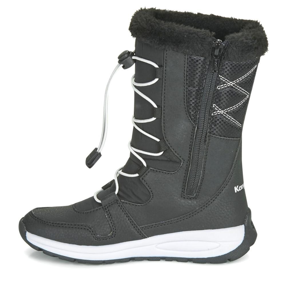 Женские черные дутики KangaRoos K-Glaze Rtx 18405-000-5002 Jet Black-Silver