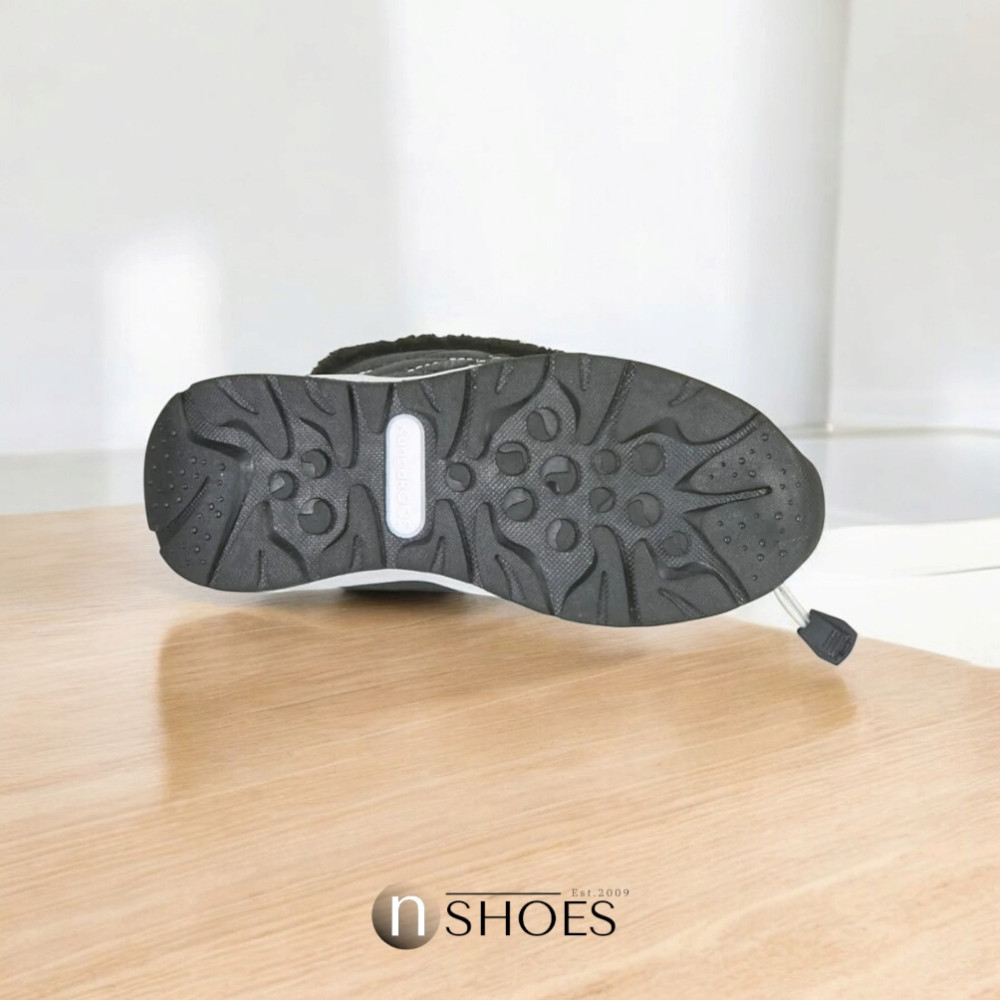 Женские черные дутики KangaRoos K-Glaze Rtx 18405-000-5002 Jet Black-Silver