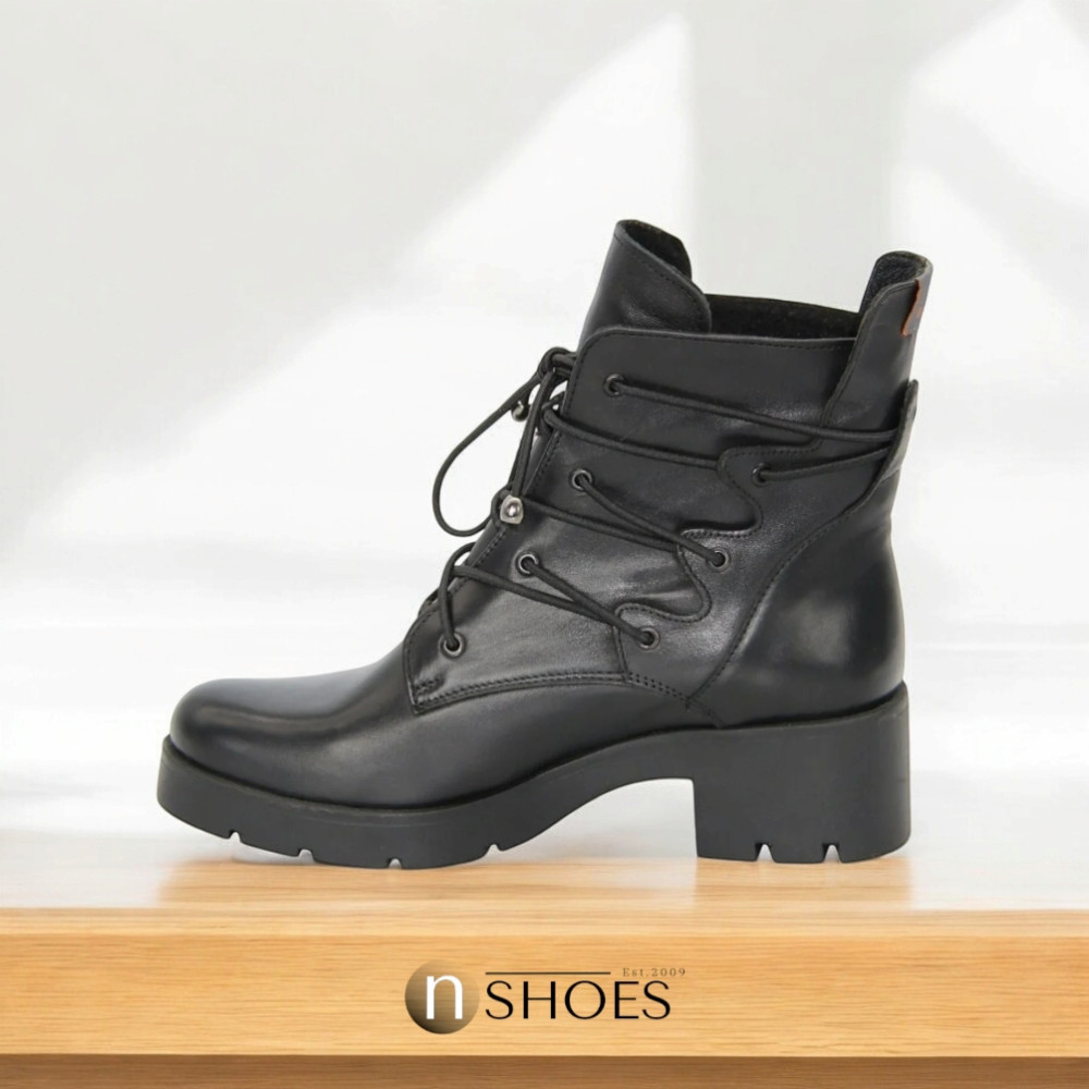 Женские черные демисезонные ботинки Badura 1133-0000-3 модель 4873