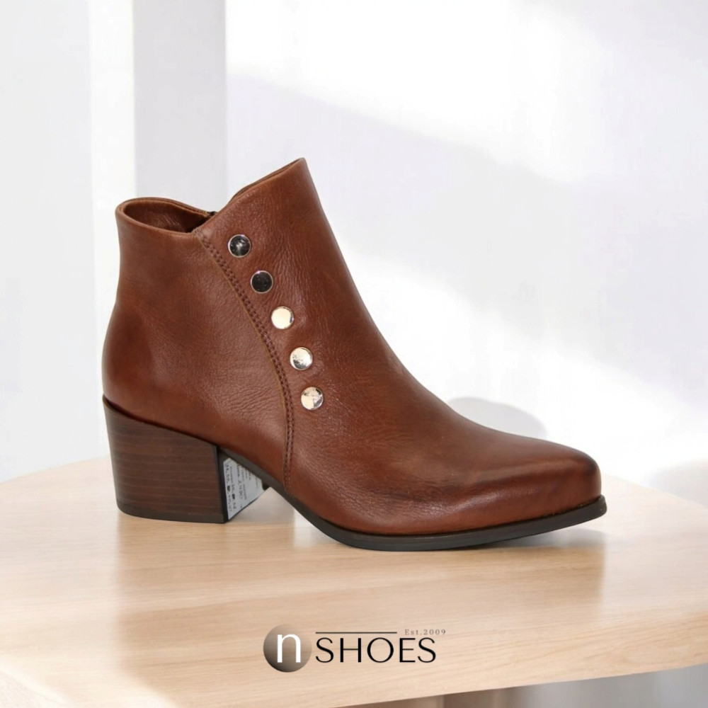 Жіночі коричневі демісезонні черевики Best But 1235 4874