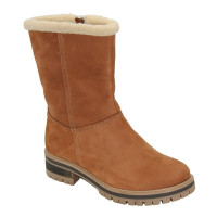 Women's beige boots Stella Poland 4075 4875
