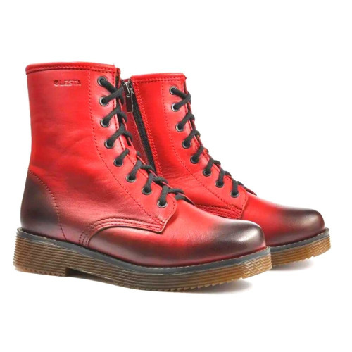 Женские красные ботинки Lesta Польiа 6606-7-5148 4883
