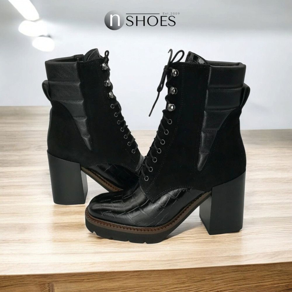 Женские черные демисезонные ботинки Visconi 2684365-365 4884