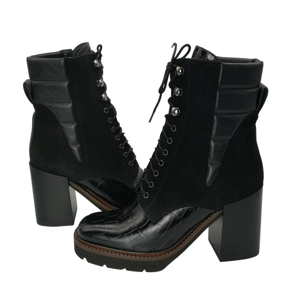 Женские черные демисезонные ботинки Visconi 2684365-365 4884