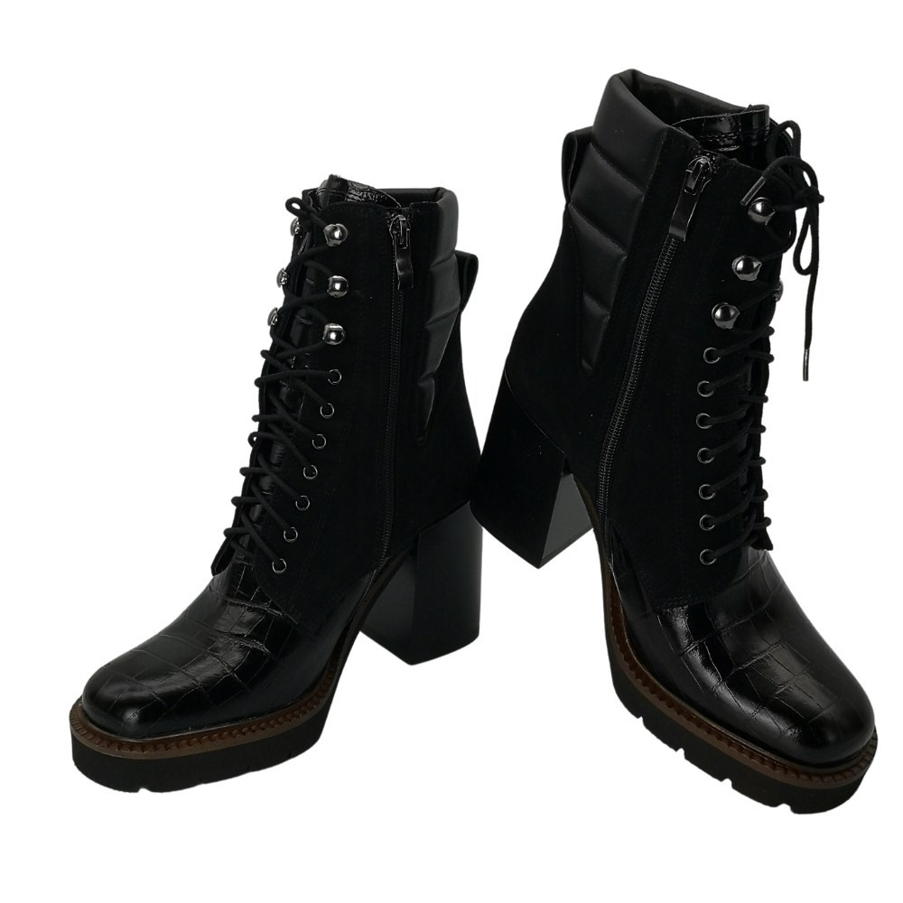 Женские черные демисезонные ботинки Visconi 2684365-365 4884