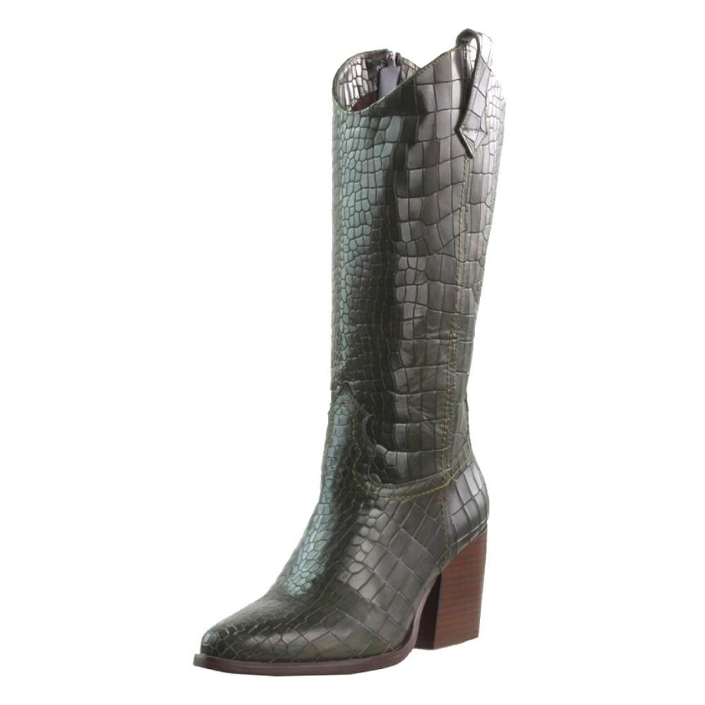 Жіночі хакі півчобітки NESSI (Польща) модель 4886