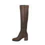 Women's beige boots demi-season Visconi (Poland) model 4887