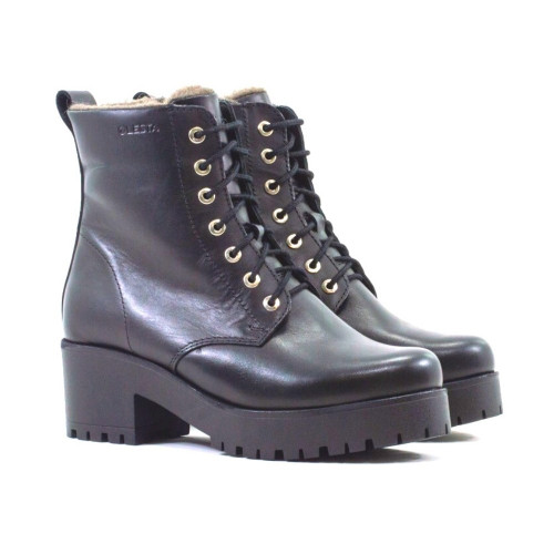 Женские черные ботинки LESTA Польша 6629-7-1055 4889
