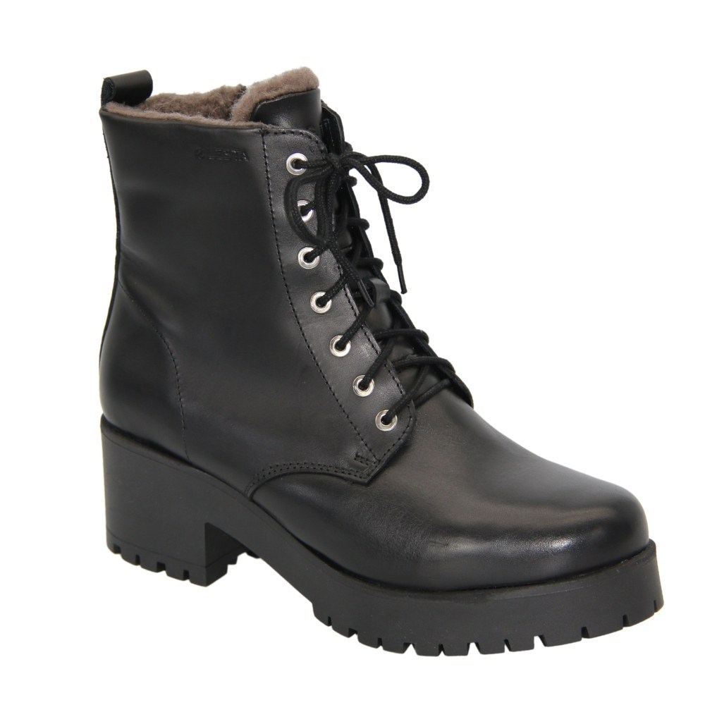 Женские черные ботинки зимние LESTA (Польша) модель 4889