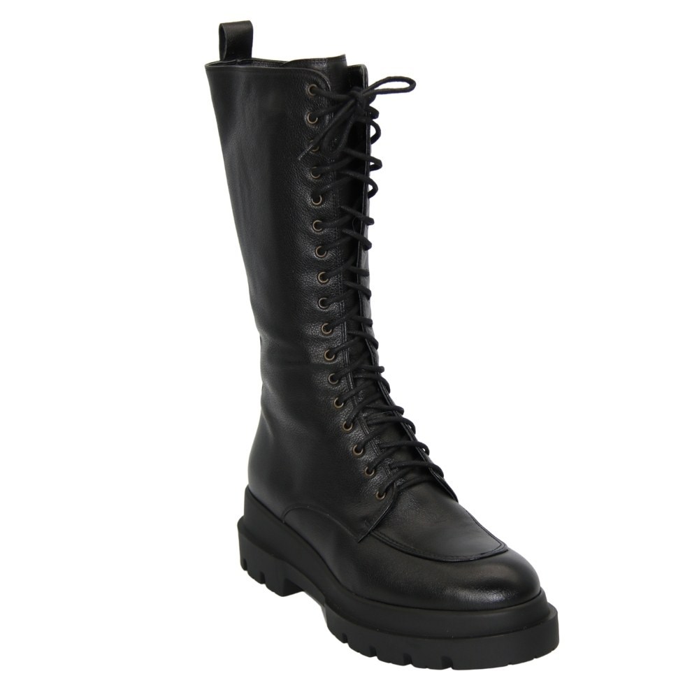 Жіночі чорні чоботи демісезонні Visconi (Польща) модель 4892