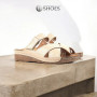 Slippers female silver Steizer (Poland) model 4920