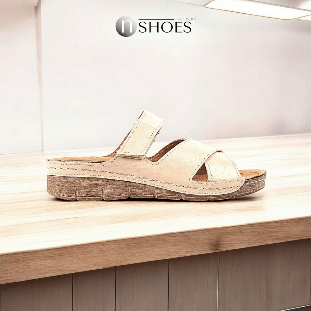 Slippers female silver Steizer (Poland) model 4920