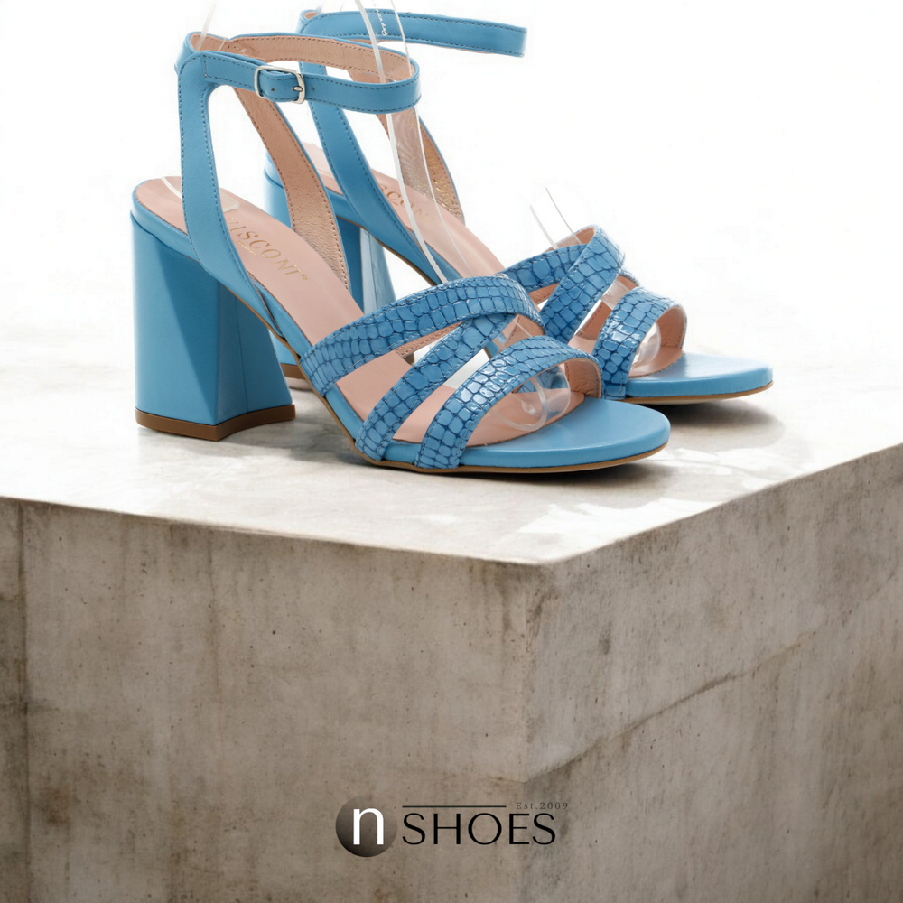 Жіночі сині босоніжки Best But 4400476/476 з Польщі