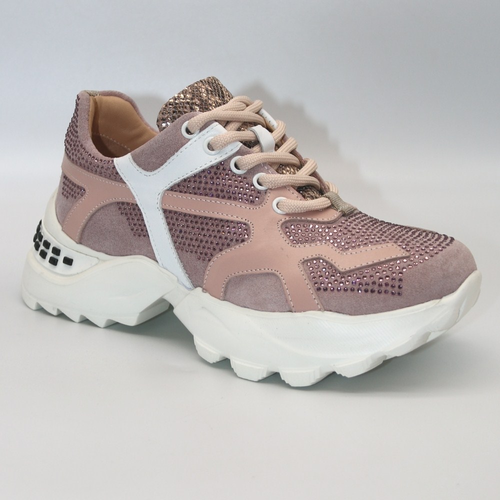 Кросівки жіночі рожеві Lottini (Туреччина) модель 4930