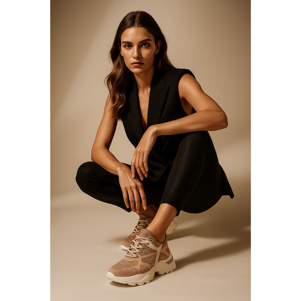 Кросівки жіночі рожеві Lottini (Туреччина) модель 4930