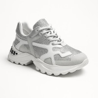 Жіночі кросівки білі Lottini Туреччина 41-4775-44T-02-10-1011 4931 з натуральної шкіри