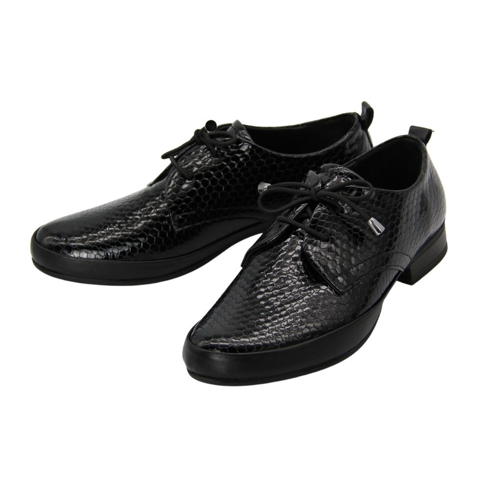 Women's black shoes Anna Lucci (Turkey) model 5071