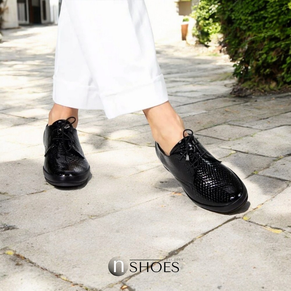 Women's black shoes Anna Lucci (Turkey) model 5071