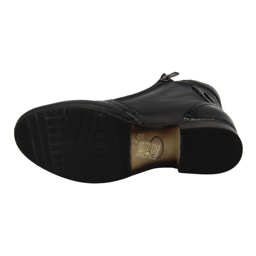 Женские черные ботинки демисезонные Anna Lucci (Турция) модель 5072