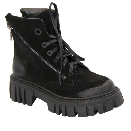 Women's black boots Lonza Turkey 21153-3351-2 5074