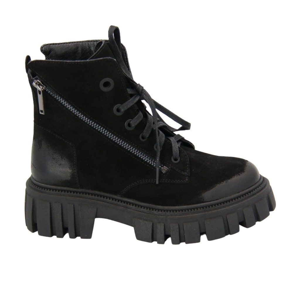 Жіночі чорні черевики демісезонні Lonza (Туреччина) модель 5074