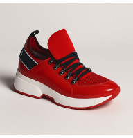 Жіночі червоні кросівки La Via Польща 0694-1 5077