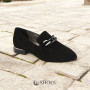 Women's black shoes Bellum (Poland) model 5079
