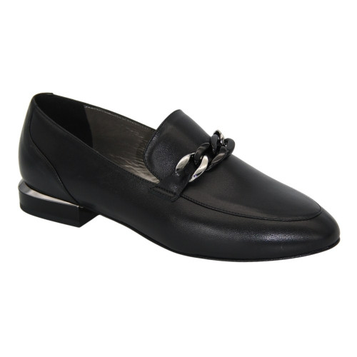 Women's black shoes Bellum Poland 1342-b-czarny-lico 5080 elegant with genuine leather from a Polish factory