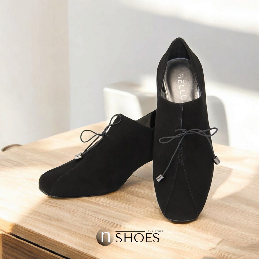 Женские черные туфли Bellum (Польша) модель 5081