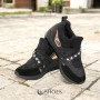 Women’s Black Sneakers La Via pn0-91013-1999-0093-13 5086 Genuine Leather