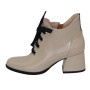 Women's beige ankle boots demi-season Best but (Poland) model 5087