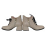 Women's beige ankle boots demi-season Best but (Poland) model 5087