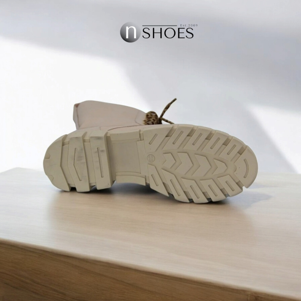 Женские бежевые полусапожки демисезонные Best but (Польша) модель 5090