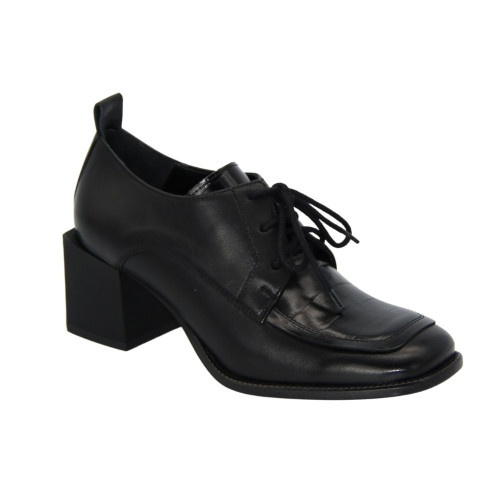 Women's black shoes Bellum Poland c-1710 5094