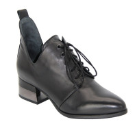 Женские черные ботильоны Bellum Польша b-1 683-filc 5095