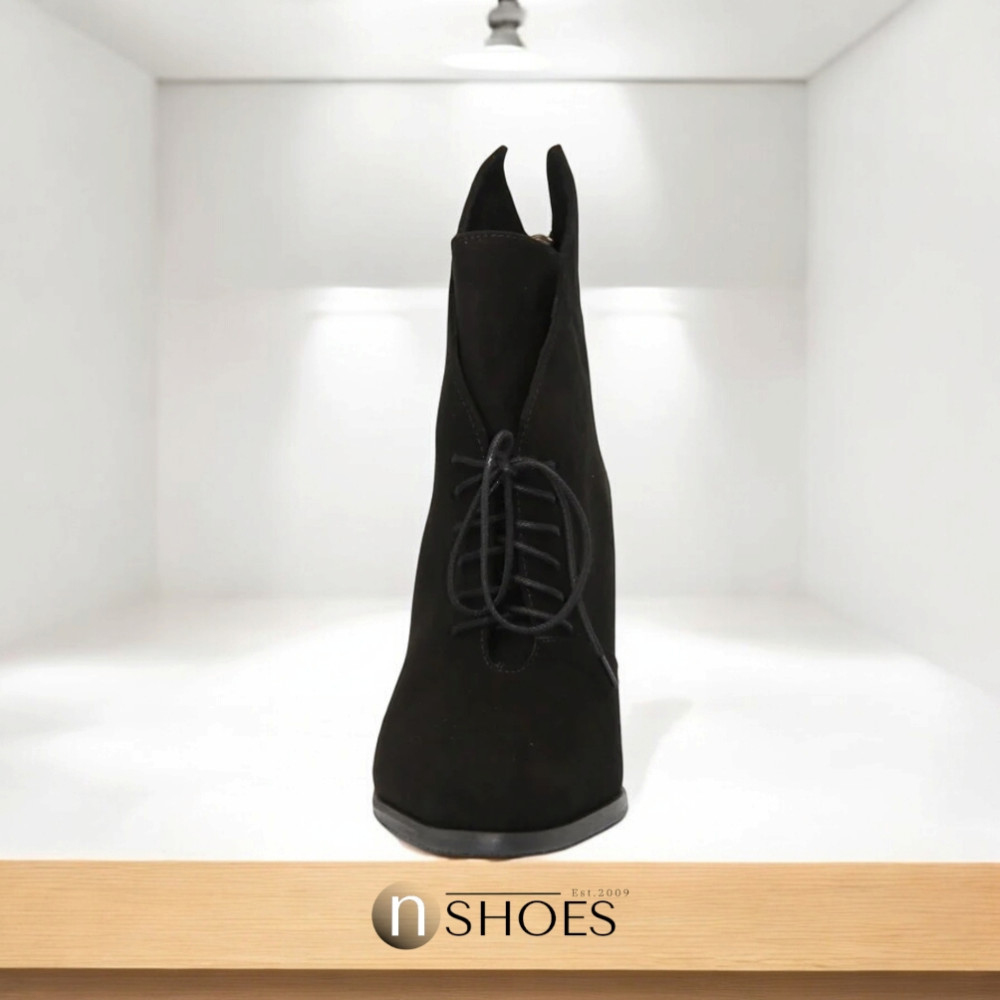 Жіночі чорні черевики Bellum b-1305-filc 5096