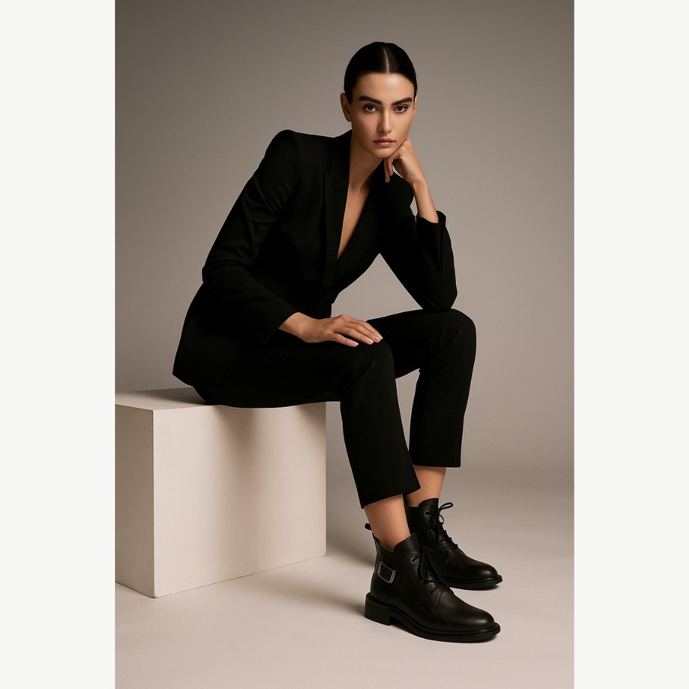 Жіночі чорні черевики Bellum 5721-161-1-kris-4-8-21z 5097