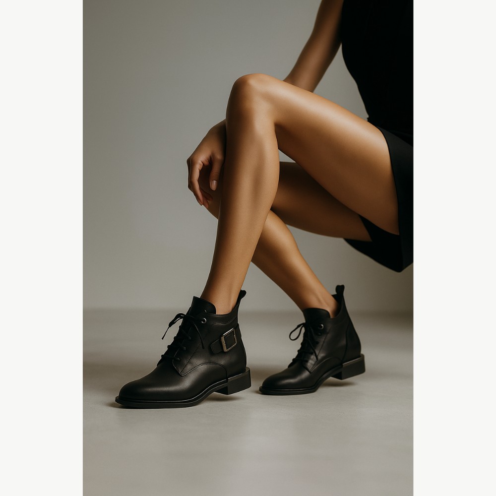 Жіночі чорні черевики Bellum 5721-161-1-kris-4-8-21z 5097