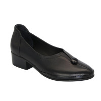 Women's black shoes Evromoda Turkey 064-880 5098
