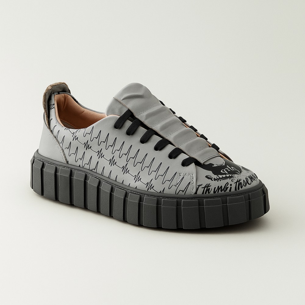 Жіночі сірі кросівки Evromoda (Туреччина) модель 5099