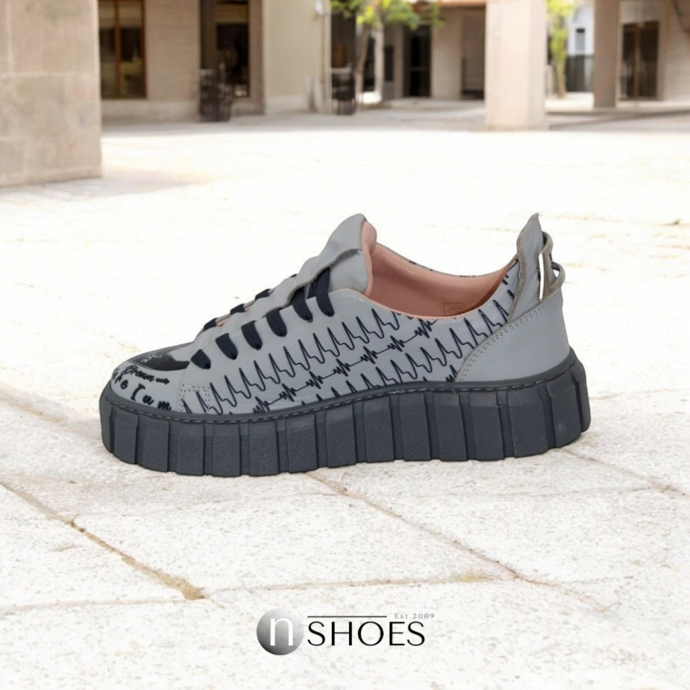 Жіночі сірі кросівки Evromoda (Туреччина) модель 5099