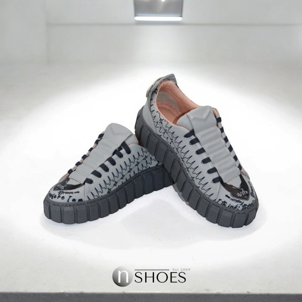 Жіночі сірі кросівки Evromoda (Туреччина) модель 5099